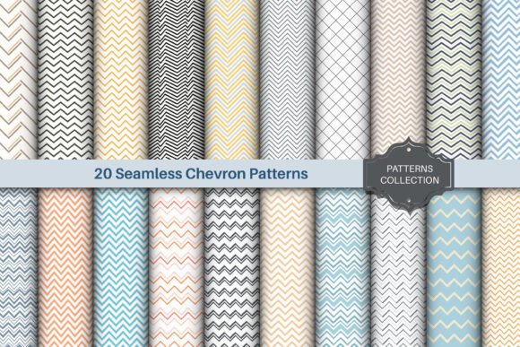 Chevron Seamless Vector Patterns