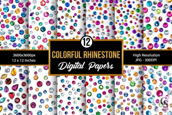 Colorful Rhinestones Seamless Patterns: A Practical Review for Digital Creators