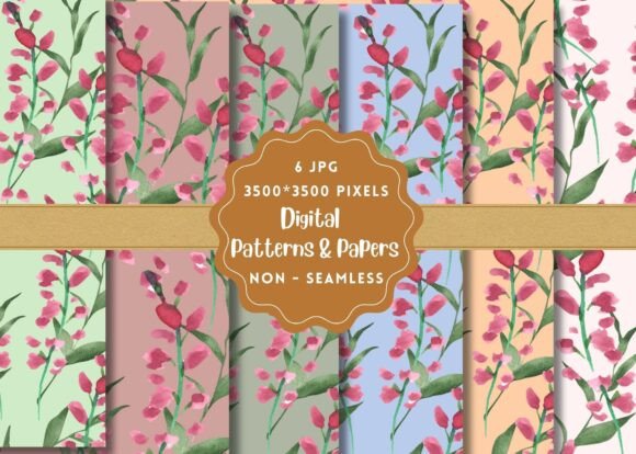 Evaluating Botanical Digital Paper Patterns for Creative Projects