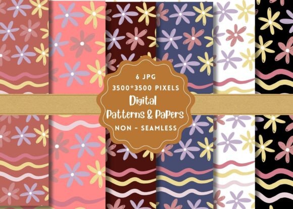 Pastel Flowers Digital Paper Patterns: A Comprehensive Guide to High-Resolution Creative Assets