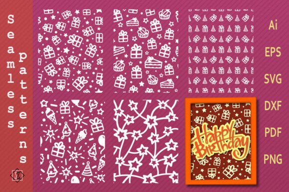 Seamless Birthday Patterns: Elevate Your Creative Projects