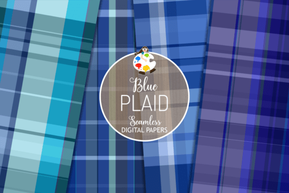The Enduring Appeal of Seamless Blue Plaid Checkered Patterns in Digital Design