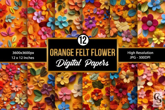 Unlocking Creativity: The Ultimate Guide to Using Orange Felt Flowers Seamless Patterns