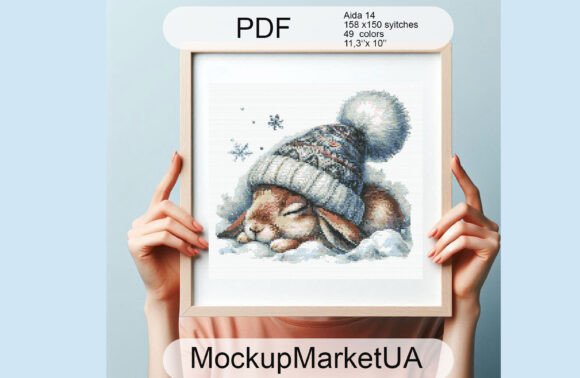 Winter Cross Stitch Patterns PDF Rabbit: A Modern Approach to Cozy Needle Craft